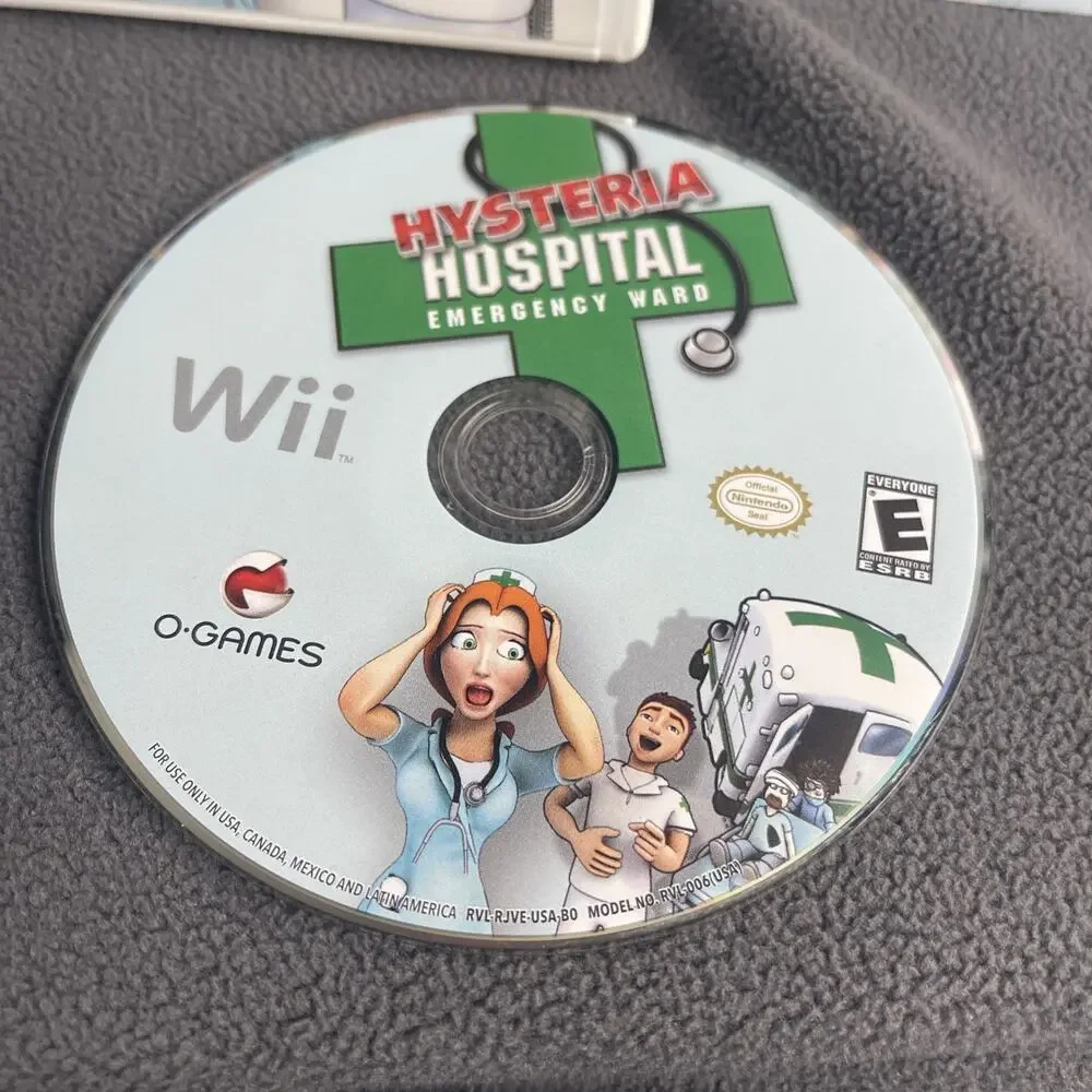 Wii Hysteria Hospital: Emergency Ward (Nintendo Wii, 2009) Preowned
